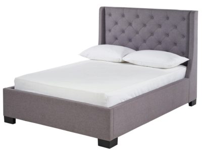 Heart of House Levena Kingsize Fabric Bed Frame - Grey